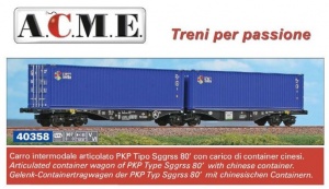 ACME 40358 Podwójna platforma kontenerowa Sggrss 80' PKP Cargo Ep.V-VI