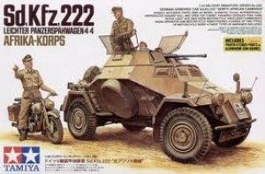 Tamiya 35286 Sd.Kfz.222 LEICHTER PANZERSPAHWAGEN 4/4 Afrika-Korps