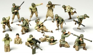 Tamiya 32513 WWII U.S. Army Infantry GI SET