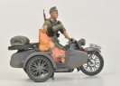 Zvezda 3607 GERMAN MOTORCYCLE R-12 WITH SIDECAR AND CREW