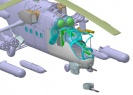 Zvezda 7293 Mil Mi-24V/VP Hind E  Soviet Attack Helicopter