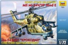 Zvezda 7293 Mil Mi-24V/VP Hind E  Soviet Attack Helicopter