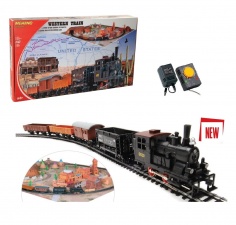 Mehano T109 Zestaw Startowy kolejki WESTERN z makietką H0