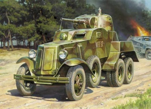 Zvezda 3617 BA-10  SOVIET ARMORED  CAR