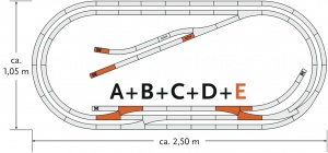 ROCO 61104 Zestaw torów geoLine E