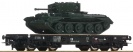 ROCO 67429 Wagon platforma DB z czołgiem Cromwell