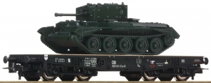 ROCO 67429 Wagon platforma DB z czołgiem Cromwell