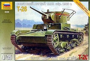 Zvezda 3538 T-26  SOVIET LIGHT TANK mod. of 1933