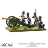 Napoleonic French Imperial Guard Foot Artillery firing 12-pdr