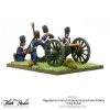 Napoleonic French Imperial Guard Foot Artillery Firing 6-pdr