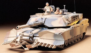 TAMIYA 35158 M1A1 ABRAMS with MINE PLOW