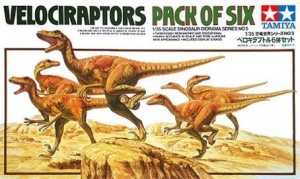 TAMIYA 60105 VELOCIRAPTORS PACK OF SIX