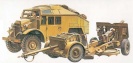 TAMIYA 35044 BRITISH 25PDR.FIELD GUN& QUAD GUN TRACTOR (CANADIAN FORD F.G.T)