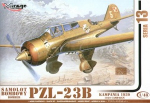 MIRAGE HOBBY 481305 PZL P.23 B SAMOLOT BOMBOWY KAMPANIA 1939 MIRAGE HOBBY 481305 PZL P.23 B SAMOLOT BOMBOWY KAMPANIA 1939