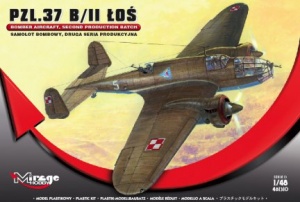 MIRAGE HOBBY 481310 PZL.37 B/II LOŚ SAMOLOT BOMBOWY, DRUGA SERIA PRODUKCYJNA MIRAGE HOBBY 481310 PZL.37 B/II LOŚ SAMOLOT BOMBOWY, DRUGA SERIA PRODUKCYJNA