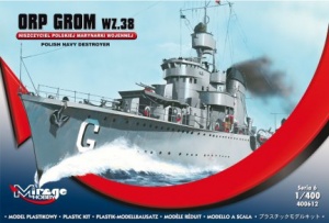MIRAGE HOBBY 400612 ORP GROM WZ.38 NISZCZYCIEL POLSKIEJ MARYNARKI WOJENNEJ MIRAGE HOBBY 400612 ORP GROM WZ.38 NISZCZYCIEL POLSKIEJ MARYNARKI WOJENNEJ