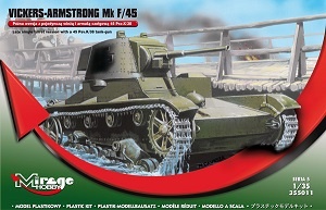 MIRAGE HOBBY 355011 VICKERS-ARMSTRONG Mk F/45 PÓŹNA WERSJA Z POJEDYŃCZĄ WIEŻĄ I ARMATĄ CZOŁGOWĄ MIRAGE HOBBY 355011 VICKERS-ARMSTRONG Mk F/45 PÓŹNA WERSJA Z POJEDYŃCZĄ WIEŻĄ I ARMATĄ CZOŁGOWĄ