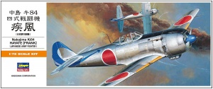 HASEGAWA 00134 Nakajima Ki84 HAYATE (FRANK) (JAPANESE ARMY FIGHTER)