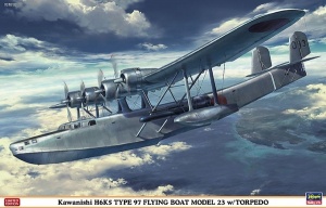 HASEGAWA 02163 Kawanishi H6K5 TYPE 97 FLYING BOAT MODEL 23 w/TORPEDO