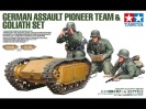 TAMIYA 35357 GERMAN ASSAULT PIONEER TEAM & GOLIATH SET