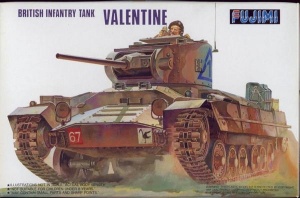 FUJIMI 76007 BRITISH INFANTRY TANK VALENTINE