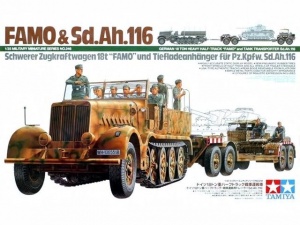 Tamiya 35246 FAMO 18 TON Heavy Half-Track And Tank tranasporter Sd.Ah.116