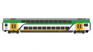 ROCO 74161 Wagon osobowy piętrowy 2kl. PKP Koleje Mazowieckie Ep.VI