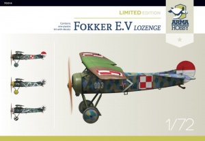 ARMA HOBBY 70014 Samolot FOKKER E.V   LOZENGE