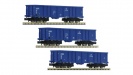 Fleischmann 852329 Zestaw 3 wagony odkryte Eaos PKP Cargo EP.VI