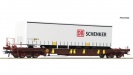 ROCO 76220 Wann platforma z naczepą Sdgmns DB SCHENKER AAE