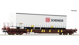 ROCO 76220 Wann platforma z naczepą Sdgmns DB SCHENKER AAE