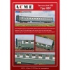 ACME 52121 Wagon pasażerski sypialny SZD typ 1957 Ep.III-IV CCCP