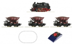 ROCO 51159 Zestaw startowy Parowóz BR80 DB z wagonami typ Talbot Ep.III -IV
