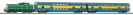 PIKO 97934 Zestaw pociągu piętrowego SM42-926 PKP Ep.V Białystok tory na nasypie