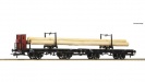 ROCO 76405 Wagony platformy z ładunkiem drewna K.P.E.V. ep.I