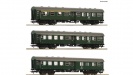 ROCO 74184 Zestaw 3 wagony osobowe DB Ep.IV