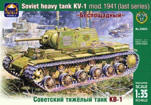 ARK MODELS 35033 Soviet heavy tank KV-1 mod. 1941 (last series)