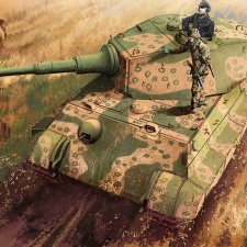 ACADEMY 13229 German King Tiger ,,Last Production