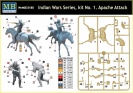 MASTER BOX 35188 Apache Attack Indian Wars Series, kit No. 1
