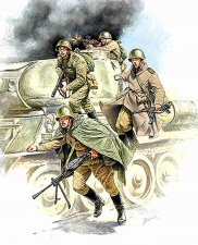 ZVEZDA 3544 Soviet Tank Infantry WWII
