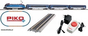 PIKO 57179 Zestaw Startowy Taurus CD Railjet IC tory na nasypie