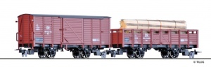 Tillig 15972 Zestaw 2 wagony towarowe DR EP.III - IV