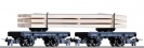 Tillig 05918 Wagony platformy z drewnem DR EP.III
