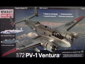 MINICRAFT MODEL KITS 11681 PV-1 Ventura