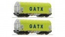 ROCO 76055 Zestaw 2 wagony plandekowe Simmns GATX Ep.VI