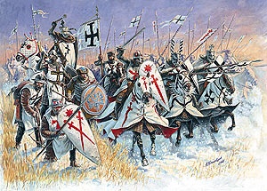 ZVEZDA 8016 LIVONIAN KNIGHTS XIII A.D.