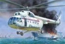 ZVEZDA 7254 RUSSIAN RESCUE HELICOPTER MIL MI-8