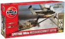 Airfix A50128 SPITFIRE MkIa + MESSERSCHMITT Bf110