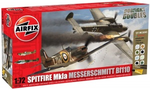 Airfix A50128 SPITFIRE MkIa + MESSERSCHMITT Bf110