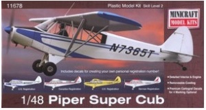 MINICRAFT MODEL KITS 11678 Piper Super Cub